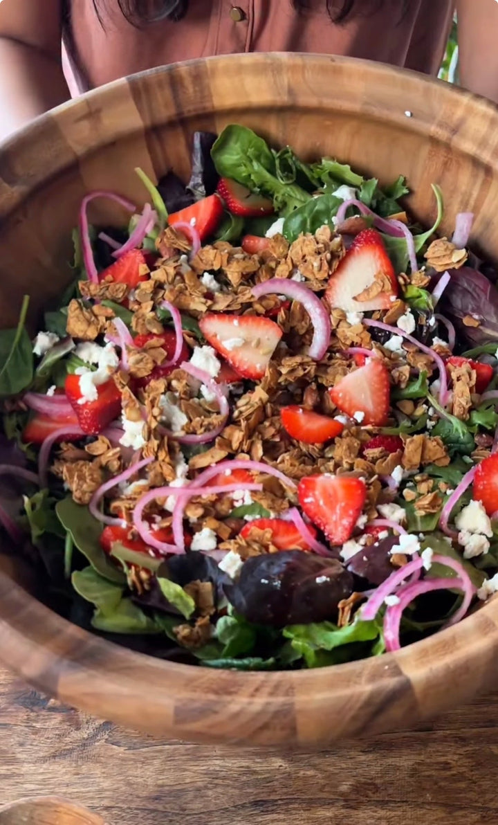 Strawberry Granola Salad