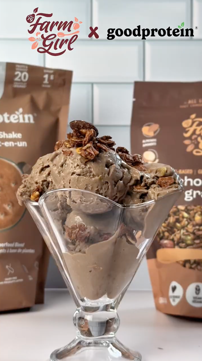 High-Protein Crunchy Chocolate Ice Cream