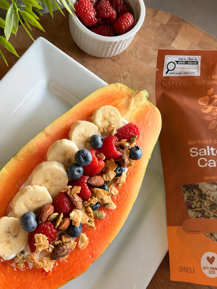 Papaya Yogurt Boat