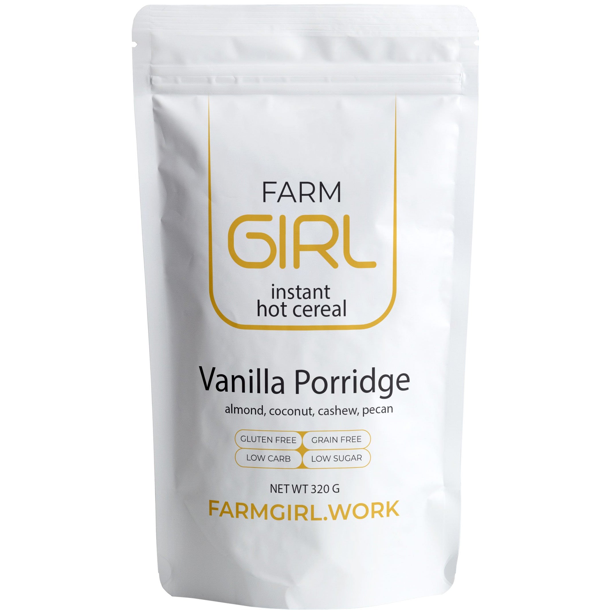 Instant Hot Cereal: Vanilla Nut Crunch - Farm Girl 